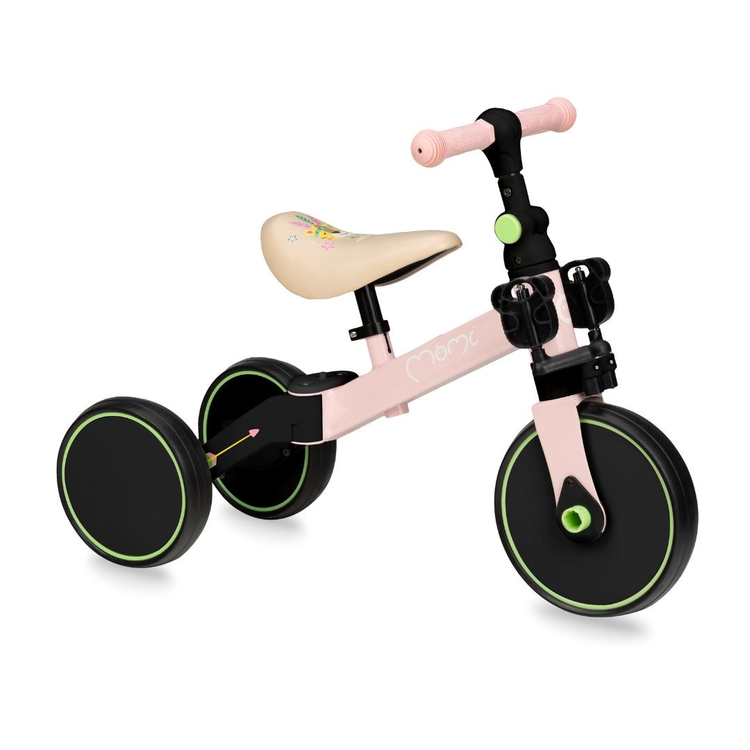 Children's bike 3 in 1 MoMi Loris - Pink - MoonyBoon