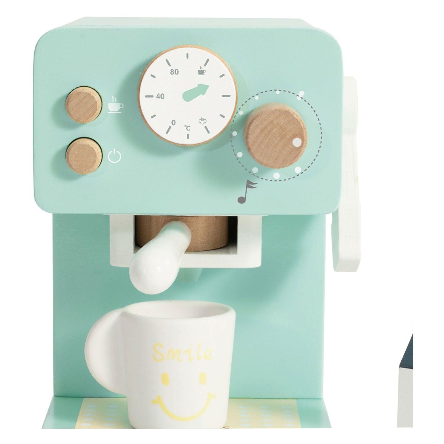 Children's Wooden Toy - A coffee maker - MoonyBoon