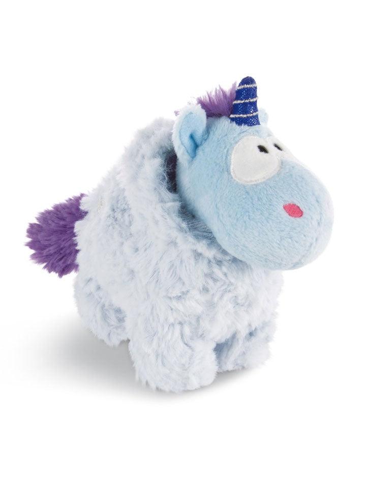 Plush Toy Unicorn Snow Coldblue, 13 cm - MoonyBoon